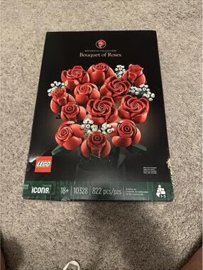 LEGO 10328 Icons Bouquet of Roses - Botanical Valentine Love Gift - NEW SEALED